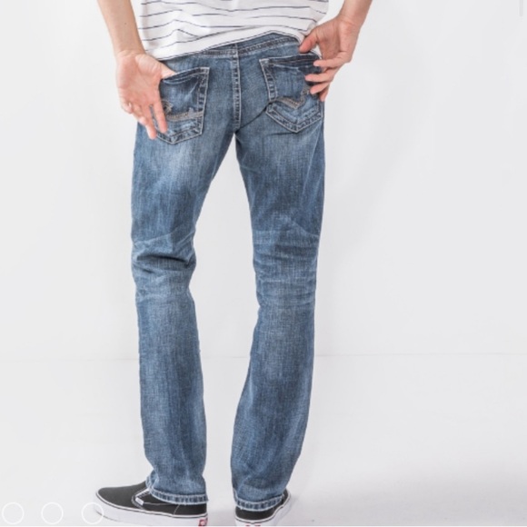 Silver Konrad Slim Fit Slim Leg Jean - Picture 4 of 16